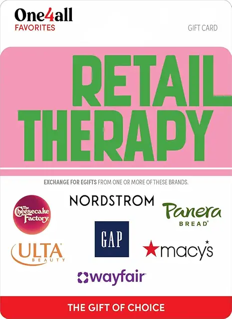 retail therapy gift card